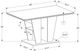 Monarch Specialties Inc. White 36" x 60" Stone Top Dining Table with Black Laminate Base-3