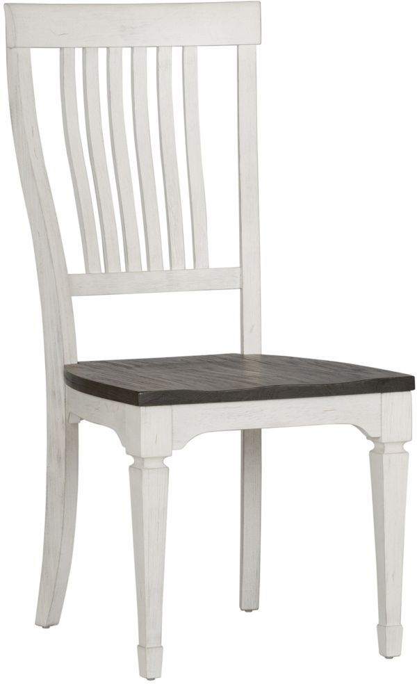 Liberty Furniture Allyson Park 7-Piece Charcoal/Wirebrushed White Rectangular Dining Table Set-3
