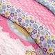 Olliix by Mi Zone Kids Crazy Daisy Multi Twin Reversible Coverlet Set-3