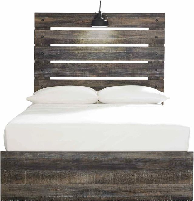 Signature Design by Ashley® Drystan Brown Youth Full 2-Drawer Storage Panel Bed-1