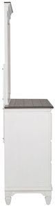 Liberty Furniture Allyson Park Charcoal/Wirebrushed White Dresser and Mirror-3