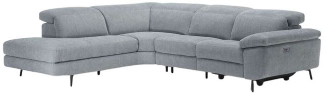 Natuzzi Editions Customizable Coro 2-Piece Power Reclining Right-Arm Facing Chaise Sectional-0