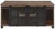 ACME Furniture Nineel Black/Rustic Oak Coffee Table-1