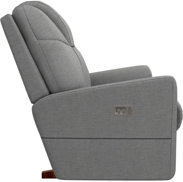 La-Z-Boy® Sparrow Oyster Power Rocking Recliner with Headrest-2