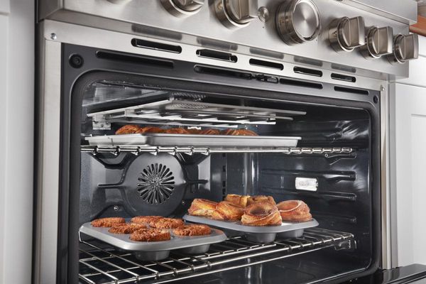 KitchenAid 36" Stainless Steel Commercial Style Freestanding Dual Fuel Range