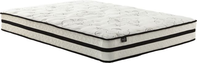 Sierra Sleep® by Ashley® Chime 2-Piece 10" Hybrid and Best Adjustable Base California King Mattress Set-1