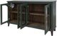 International Furniture Direct Genova Forest Green 4-Door Console-2