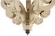 A & B Home Beige Small Harper 1-Light Chandelier-2