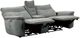 Homelegance® Tesoro Dark Gray Double Power Reclining Loveseat with Center Console and Power Headrests-1