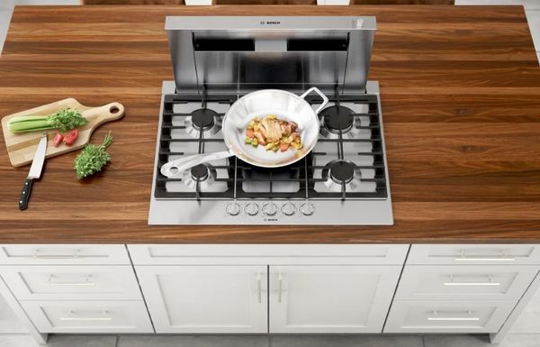 Bosch 800 Gas Cooktop Bosch 800 Series 36" Stainless Steel Gas Cooktop