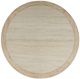 Jofran Inc. Sierrafina Beige 40" Round Coffee Table with Almond Base-2