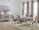 Coaster® Antoine White Glass Rectangle Dining Table with Chrome Base-2