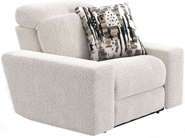 Catnapper Darby Burlap/Cotton Power Lay Flat Recliner with Adjustable Headrest-0