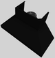 Vent-A-Hood® 54" Black Euro-Style Wall Mounted Range Hood-5