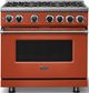 Viking® 7 Series 36" Spiced Cider Pro Style Natural Gas Range-2