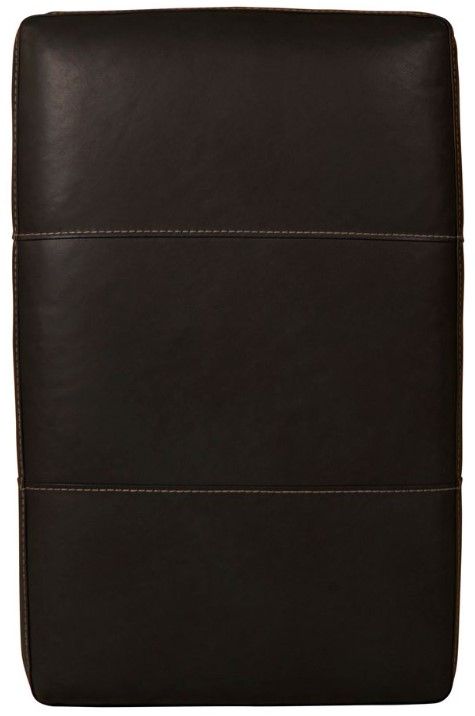 Jackson Furniture Marco Chocolate Leather Ottoman-3