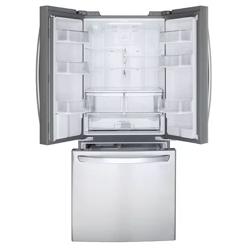 LG 30" 21.8 Cu. Ft Stainless Steel French Door Refrigerator-1