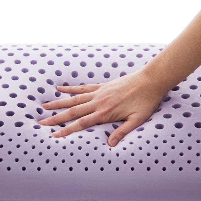 Malouf® Sleep Z® Zoned Dough® Lavender Queen Pillow-3