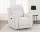 Coaster® Kennett Ivory Upholstered Power Recliner-1