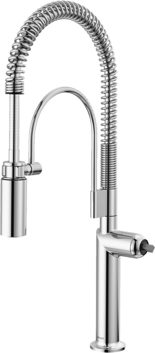 Brizo Odin® Polished Chrome Semi-Professional Kitchen Faucet-0