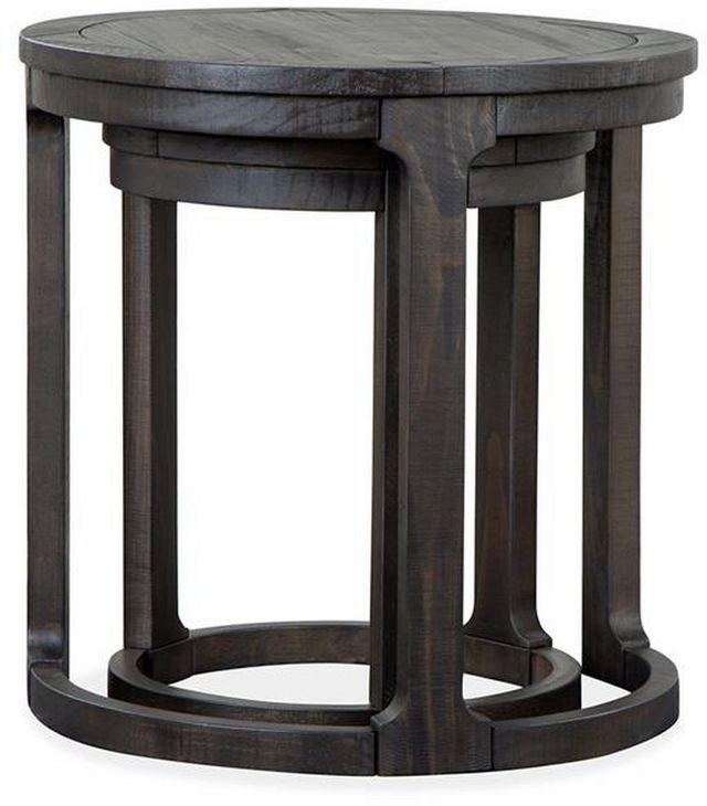 Magnussen Home® Boswell Peppercorn Nesting End Table-2