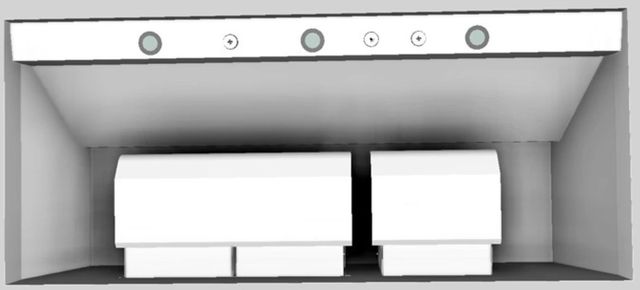 Vent-A-Hood® 54" White Wall Mounted Liner Insert-2