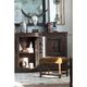 A & B Home Black/White Cow Skull-1