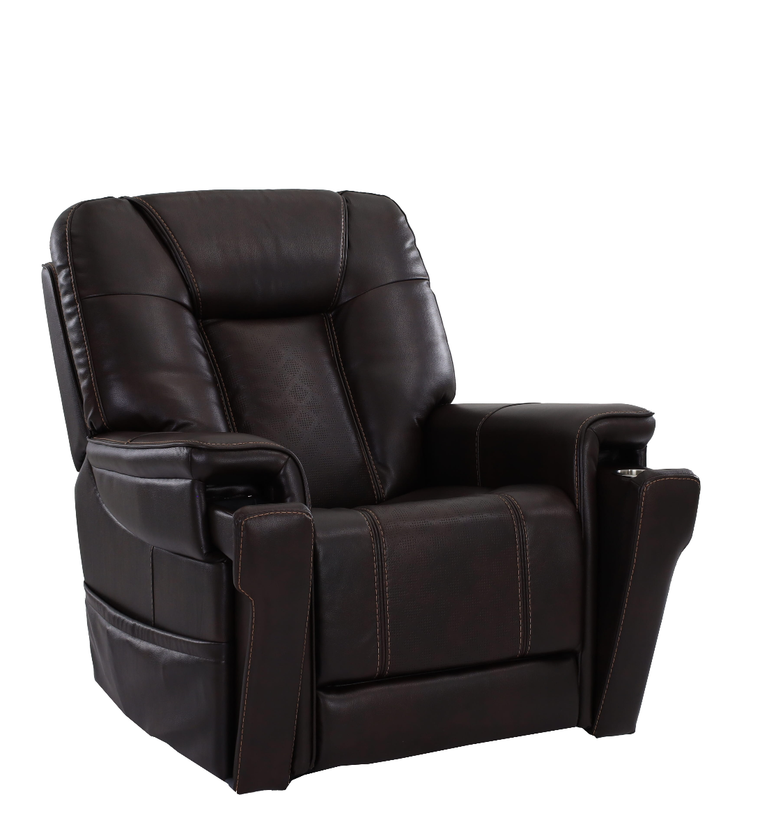 Moto Motion Nick Walnut Power Lift Recliner | Miskelly Furniture