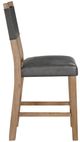 Steve Silver Co. Aubrey Driftwood/Gray Counter Stool-2