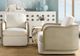 Hooker® Furniture CC Wilma Halston White/Light Wood Swivel Chair-1