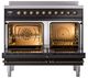 Ilve® Nostalgie II Series 40" Glossy Black Pro Style Induction Range-1