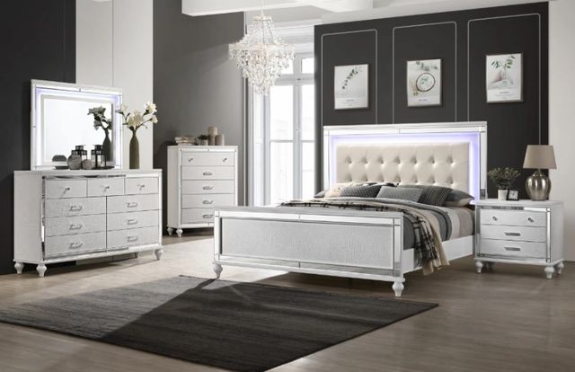 New Classic® Home Furnishings Valentino White Mirror-1