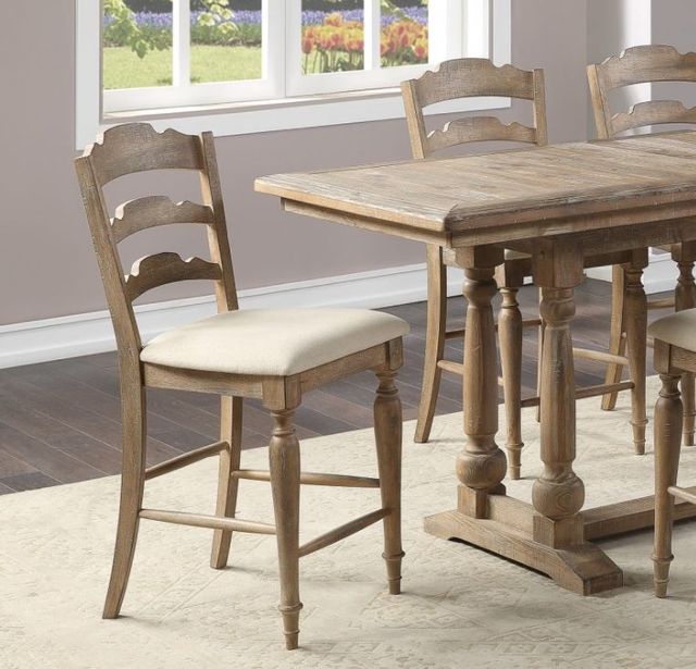 Winners Only® Augusta Rustic Brown/Vanilla Bar Stool-2