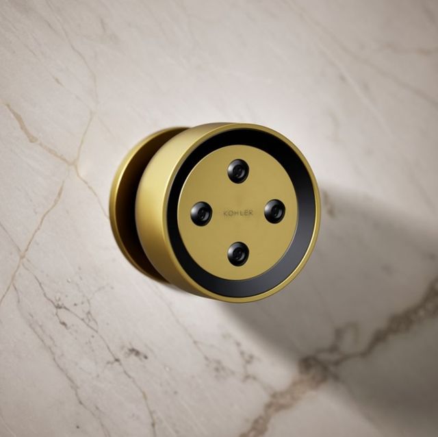 KOHLER® Statement® Vibrant Brushed Moderne Brass 1.75 GPM Round Single-Function Body Spray-1
