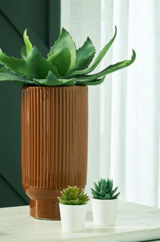 Signature Design by Ashley® Avalyah Burnt Umber 15'' Vase-2