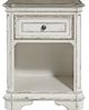 Liberty Furniture Magnolia Manor Antique White/Weathered Bark Nightstand-2