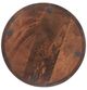 A & B Home Brown Wooden Pedestal Side Table-3
