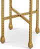 Currey & Company Flying Gold Stone Top Drink Table with Gold Metal Frame-2