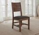 International Furniture Direct Parota Brown Side Chair-1