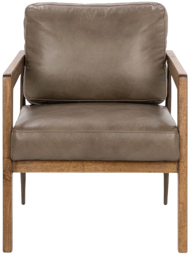 Classic Home Julia Truffle Brown Accent Chair-2