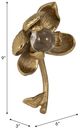 Sagebrook Home Darby Champagne Metal Flower-1