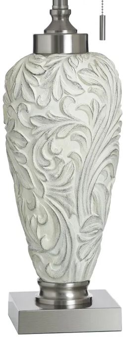 Stylecraft Hacot Silver Table Lamp-3