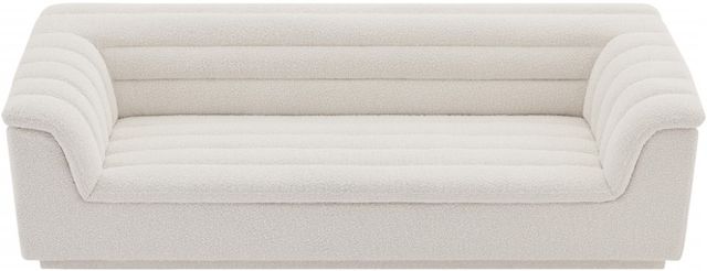 Meridian Furniture Cascade Cream Boucle Fabric Sofa-1