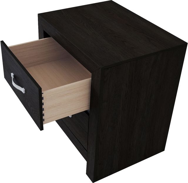 Crown Mark Jaylen Black Nightstand-2