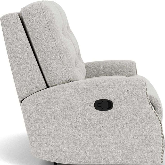 Flexsteel® Devon Silver Glacier Reclining Loveseat-2