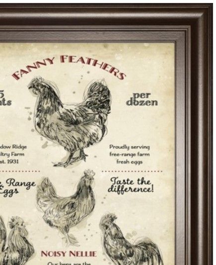 Classy Living Studio W Hen House II Wall Art-1