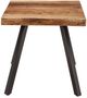 Modus Furniture Reese Natural Live Edge End Table with Black Base-2