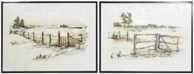 Crestview Collection Fae 2-Piece Wall Art Set-0