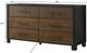 Crown Mark Nemy Black/Brown Dresser-2