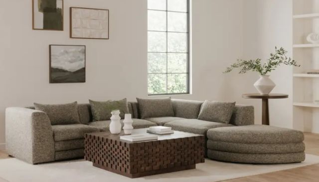 Moe's Home Collection Easton Brown Storage Coffee Table-2